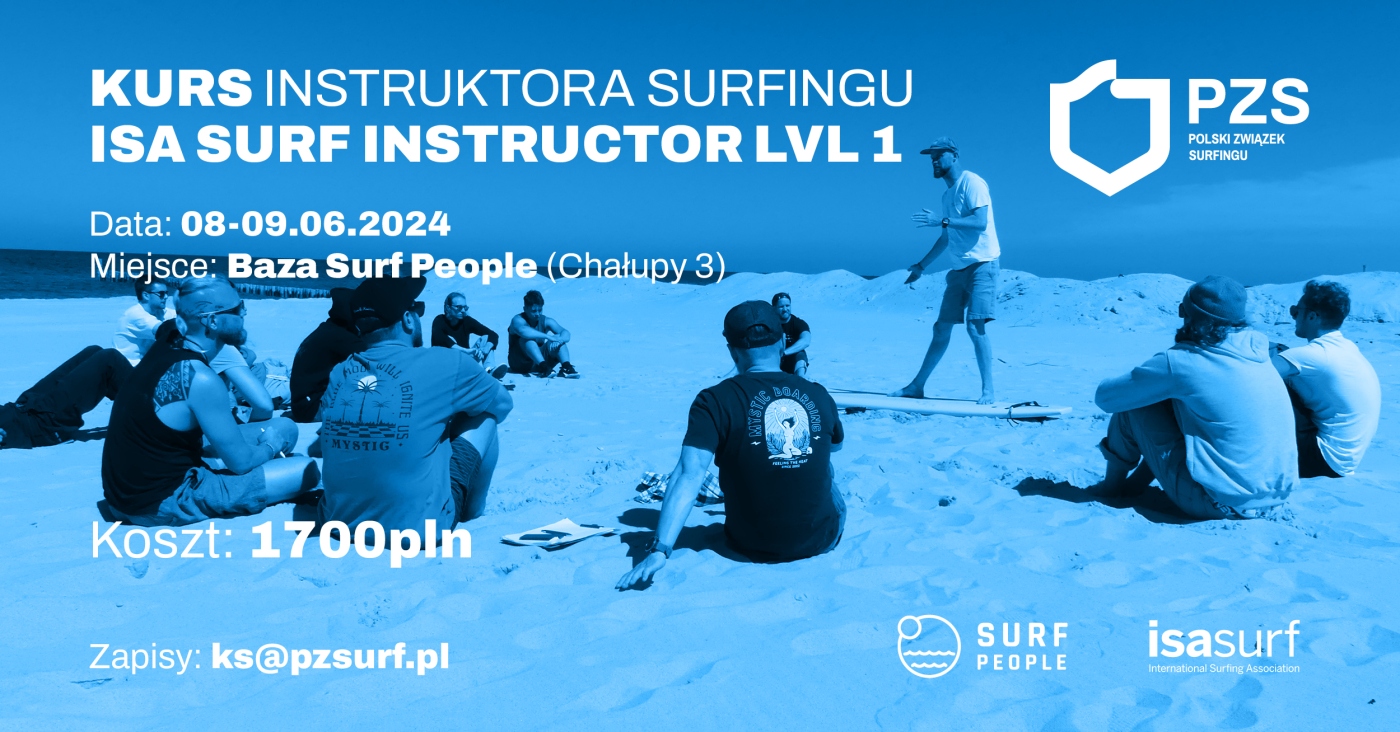 Kurs Instruktora Surfingu ISA lvl 1 2024