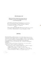 Opinia Biegłego Rewidenta 2023