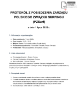 Zebranie Zarządu 01.07.2026